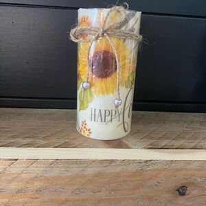 Sunflower Decorative Candle